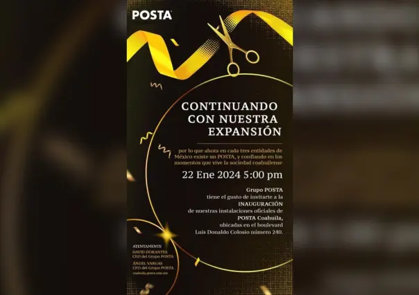 Grupo POSTA se expande a Coahuila