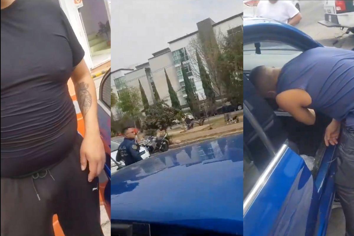 Investiga SSC a policías por video viral de revisión a auto en Tlalpan Foto: Captura