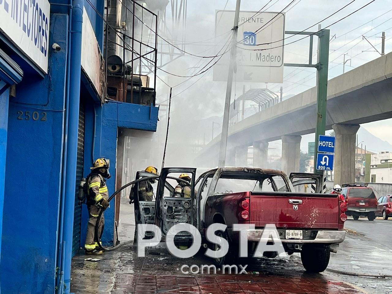 Afortunadamente no causó daños a terceros. Foto: Raymundo Elizalde.