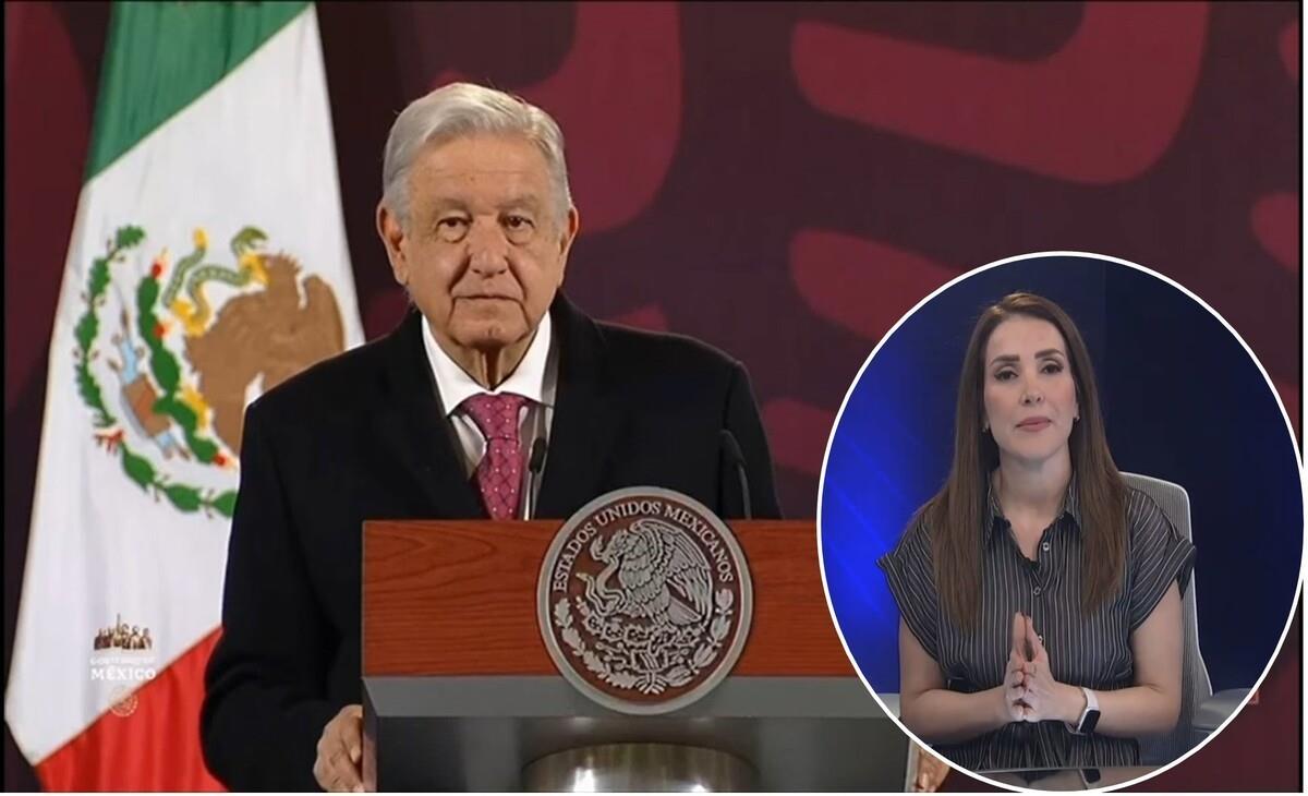 “Nunca he pedido eso” AMLO sobre la salida de Azucena de Milenio.        Foto: Captura