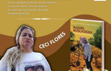 Plasma Ceci Flores en su libro la realidad de las desapariciones en México