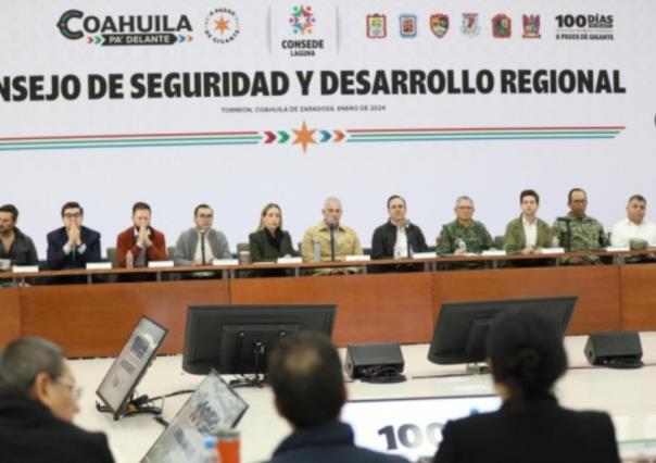 Llega a Torreón el Consejo de Seguridad y Desarrollo Regional de La Laguna