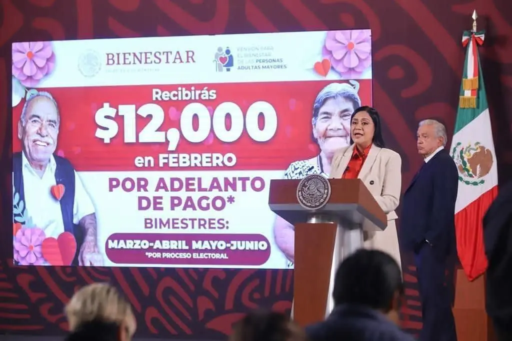 A partir de este 29 de enero, se iniciará el pago por adelantado a las personas adultas mayores, discapacidad y madres trabajadoras. Foto: Facebook Secretaría de Bienestar.