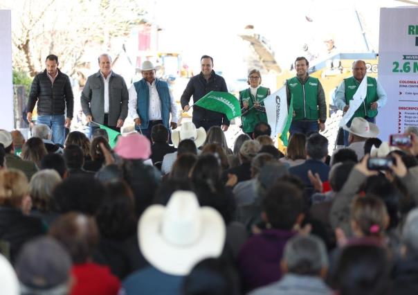 Arranca Manolo Jiménez obras de recarpeteo en municipio de Guerrero