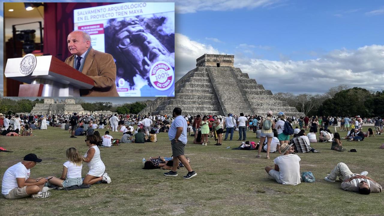 El Tren Maya ha generado un impulso del turismo en las zonas arqueológicas de Yucatán Fotos: Internet