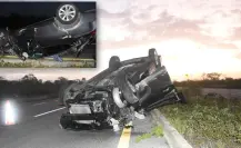 Accidente en la carretera Mérida-Valladolid: 2 oficiales de la SSP heridos