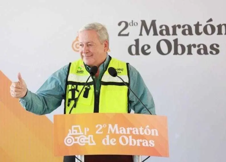 El alcalde de Saltillo destacó los Maratones de Obra.  (Fotografía: Gobierno de Saltillo)