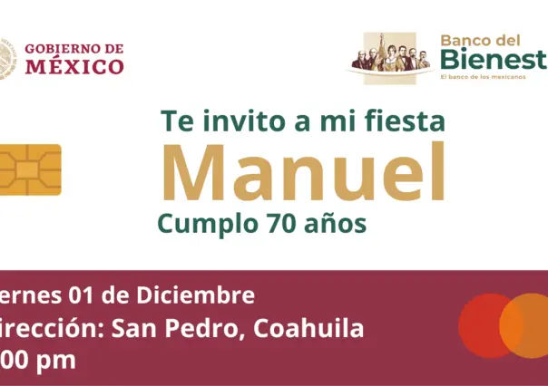 ¡Festejó sus 70 años con fiesta de AMLO! Don Manuel tendencia en San Pedro, Coah