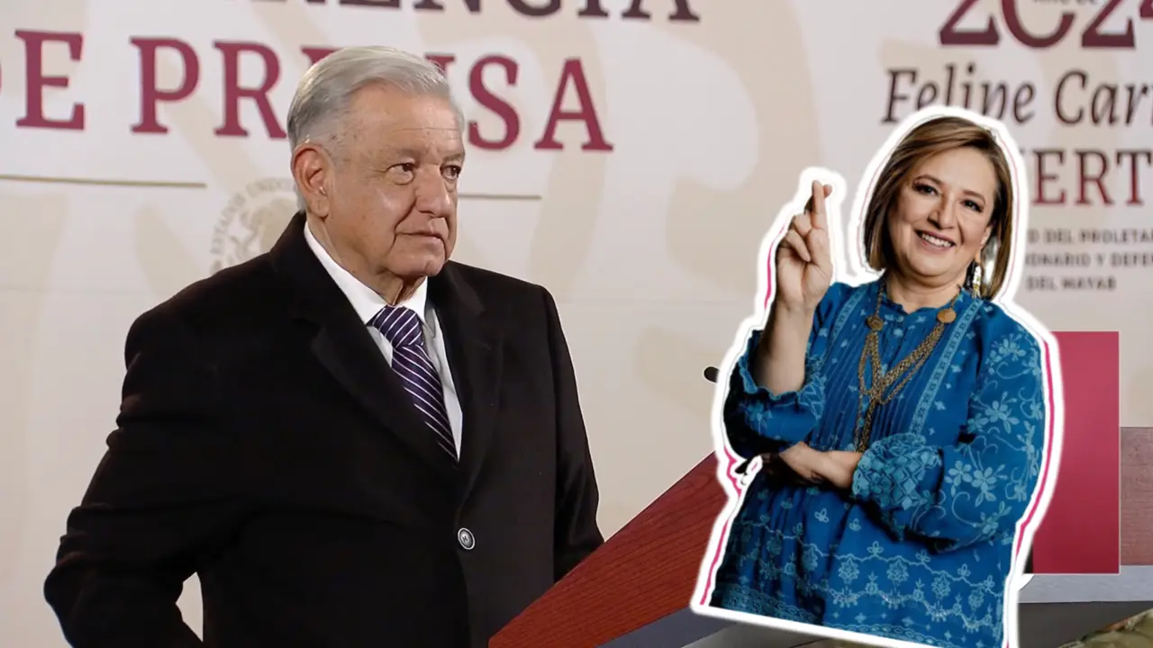 AMLO celebra las mañaneras de Xóchitl Gálvez. Foto: Especial