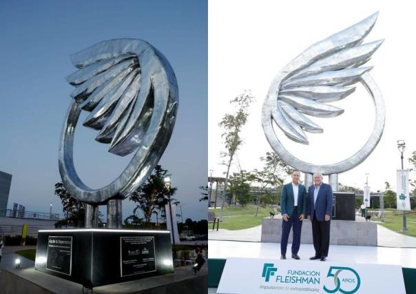 Tiene Tampico la escultura de aluminio más grande de México