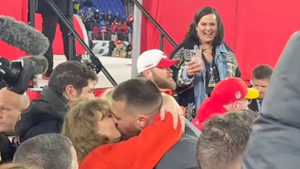 VIDEO: Taylor Swift y Travis Kelce celebran el pase de los Chiefs al Super Bowl