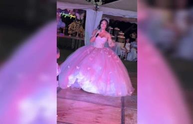 Agradece quinceañera apoyo de su padrastro, se lanza contra su padre