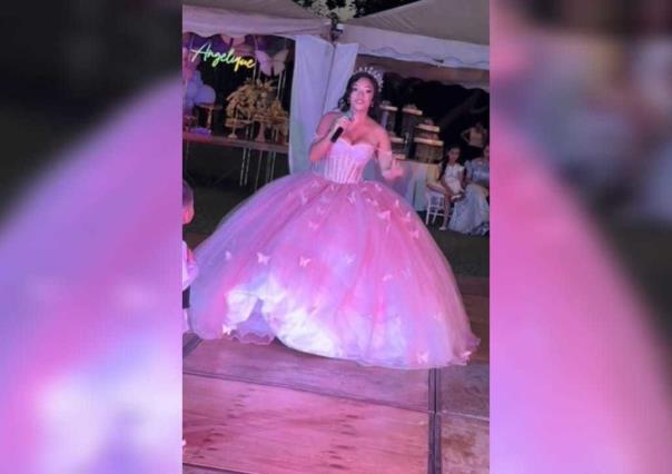 Agradece quinceañera apoyo de su padrastro, se lanza contra su padre