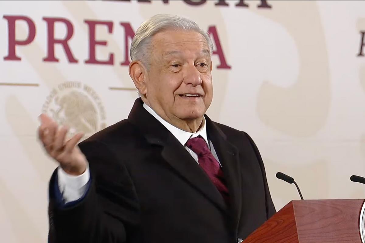 AMLO en conferencia de prensa del 29 de enero de 2024. Fuente: YouTube