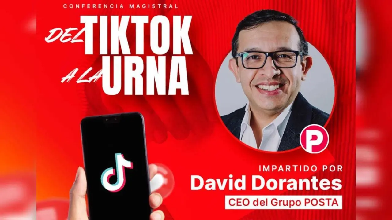 Del TikTok a la Urna es una conferencia magistral que será impartida por David Dorantes.