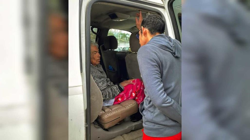 Ayudan a una Abuelita en situación de abandono