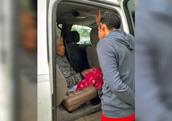 Ayudan a una Abuelita en situación de abandono
