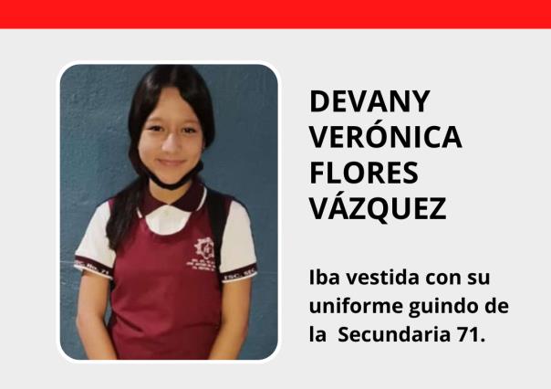 Localizan a menor reportada como desaparecida