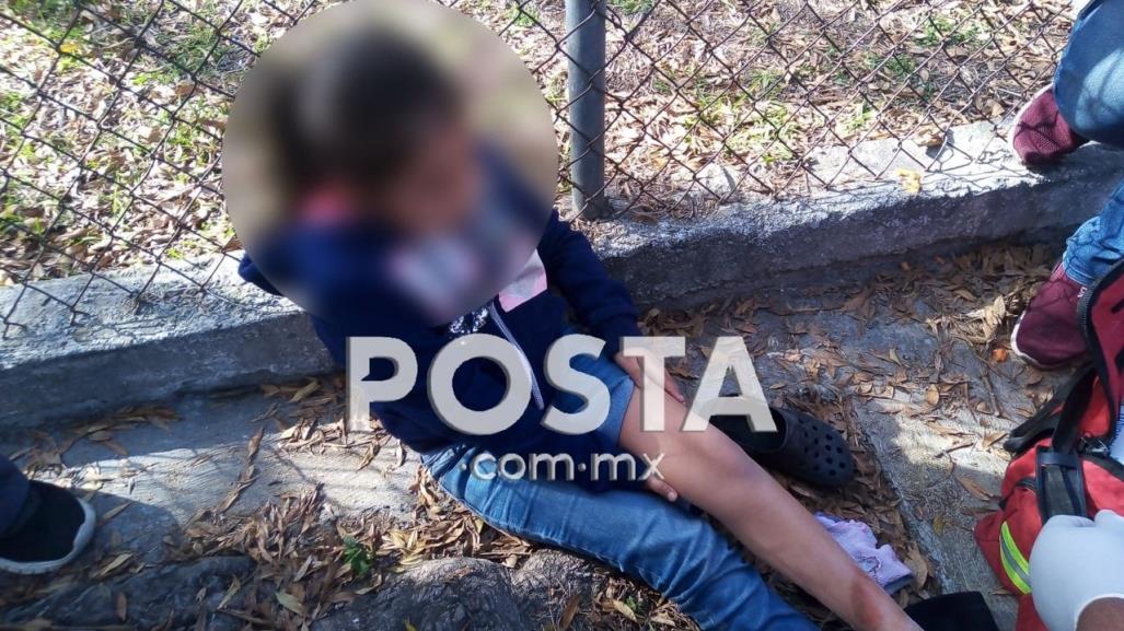 Atropellan a tres niños frente a escuela de Guadalupe