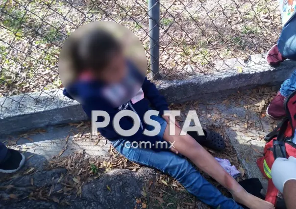 Atropellan a tres niños frente a escuela de Guadalupe