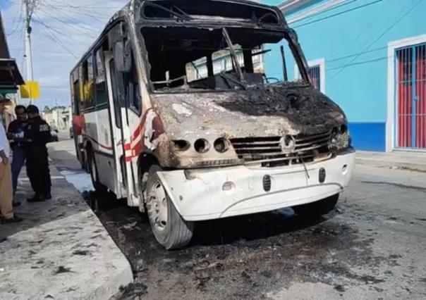 Camión de la Alianza se incendia en el centro de Mérida: no se reportan heridos