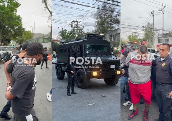 Policía de Monterrey detiene a dos hombres por intento de robo en tienda Oxxo