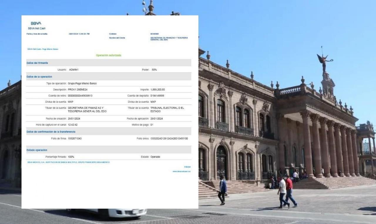 Mediante documentos proporcionados por el gobierno estatal, se informó que fueron realizadas puntualmente las transferencias. Foto: Especial.