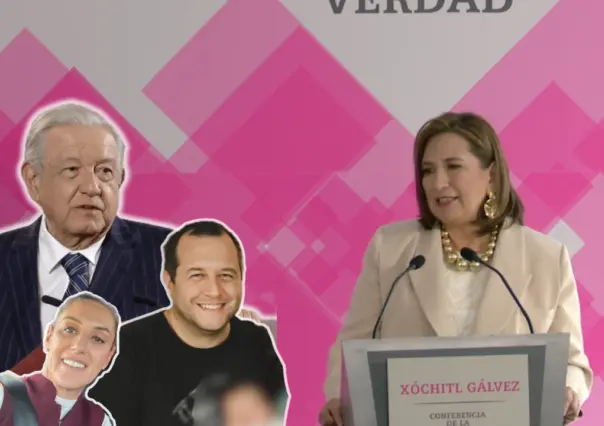 Xóchitl Gálvez critica a AMLO, al proyecto 4T, a sus hijos y a Sheinbaum