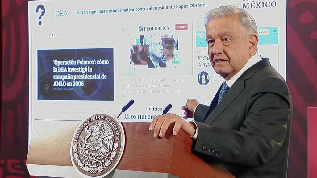 ¿Dónde están las pruebas?: AMLO sobre haber recibido dinero del narco en 2006