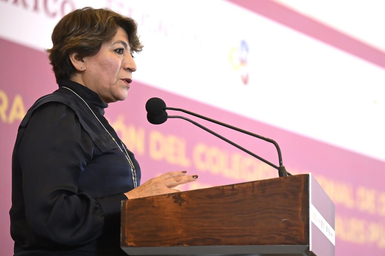 Gobernadora Delfina Gómez Álvarez. Imagen: GEM