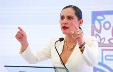 Sandra Cuevas oficializa su ruptura con el bloque PRI-PAN-PRD