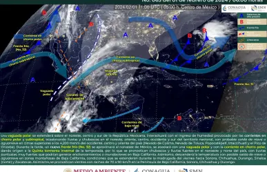 Clima 1 de febrero: frente frío #32, lluvias fuertes y quinta tormenta invernal