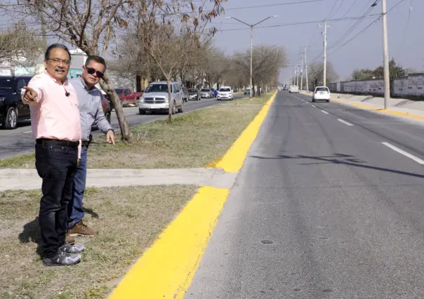 Da Escobedo nueva cara a la avenida Águila Real, avanzan obras en circuito vial