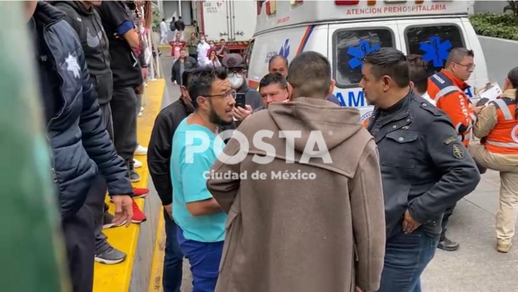 Riña y disparos en el Hospital Gabriel Mancera, hay un herido Fotos y videos: Ramón Ramírez