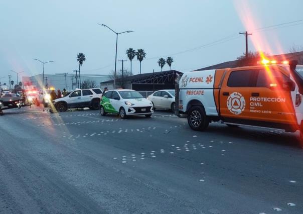 Choques afectan vialidad en área metropolitana de Monterrey