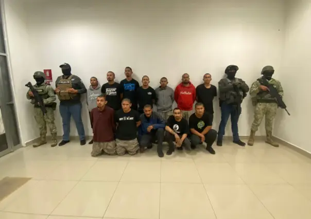 Ejército y Fiscalía de Tamaulipas detiene a 12 delincuentes