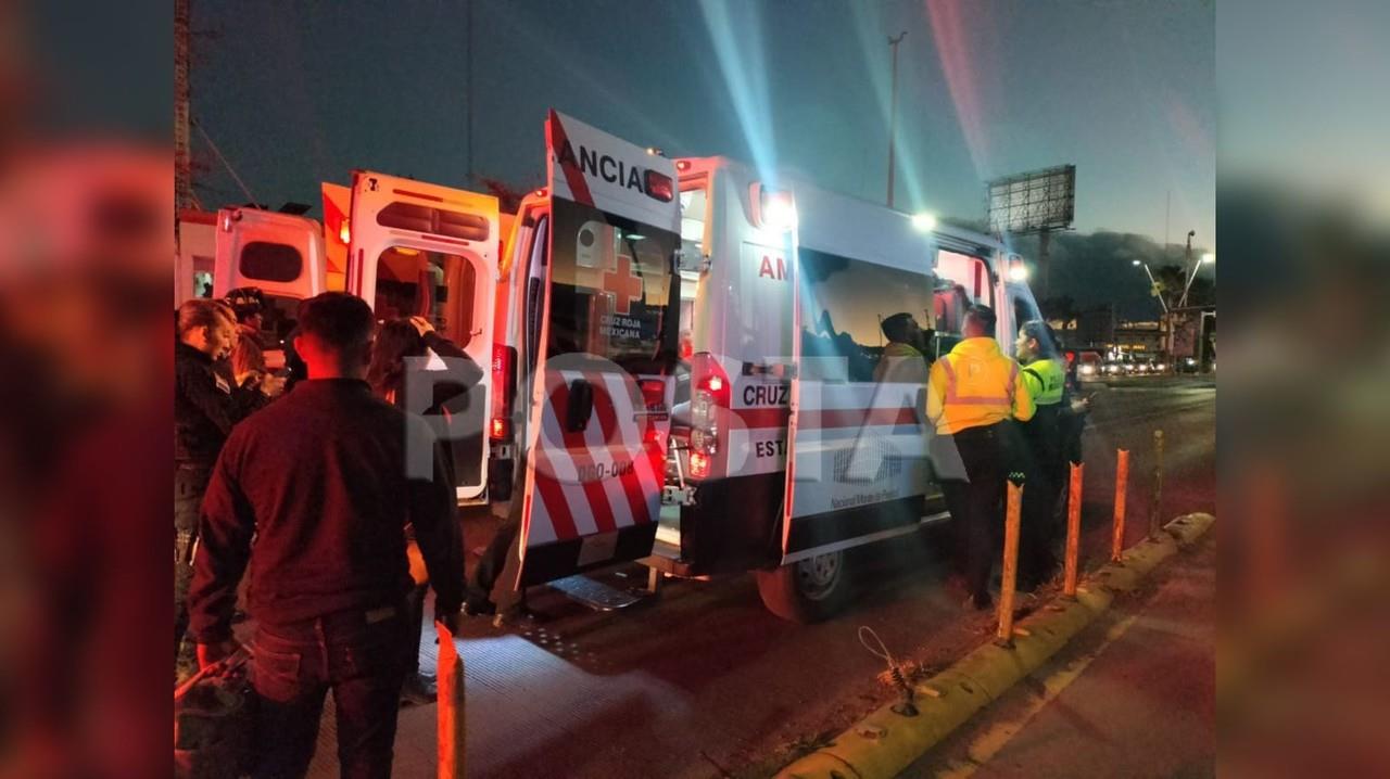 Al menos una docena de lesionados en choque entre autobuses