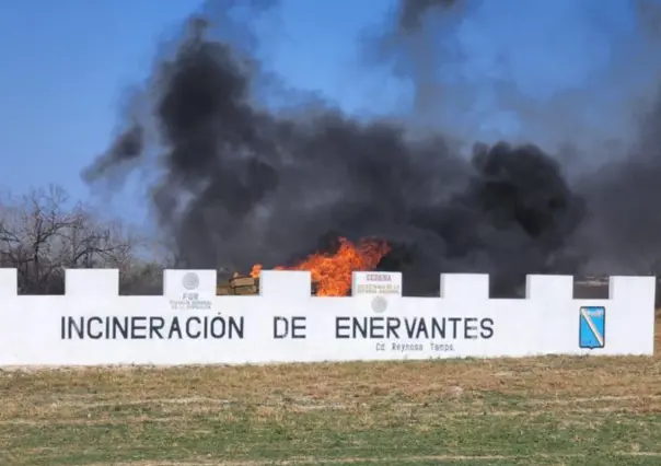 Realiza FGR incineración de narcóticos en Tamaulipas