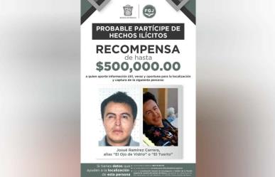 Ofrece FGJEM 500 mil pesos por Tuerto; ordena secuestrar a polleros en Toluca