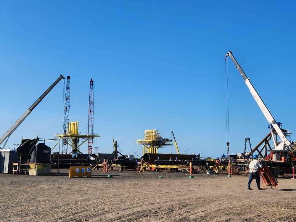 Construcción de Plataformas Marinas en Tampico, Tamaulipas