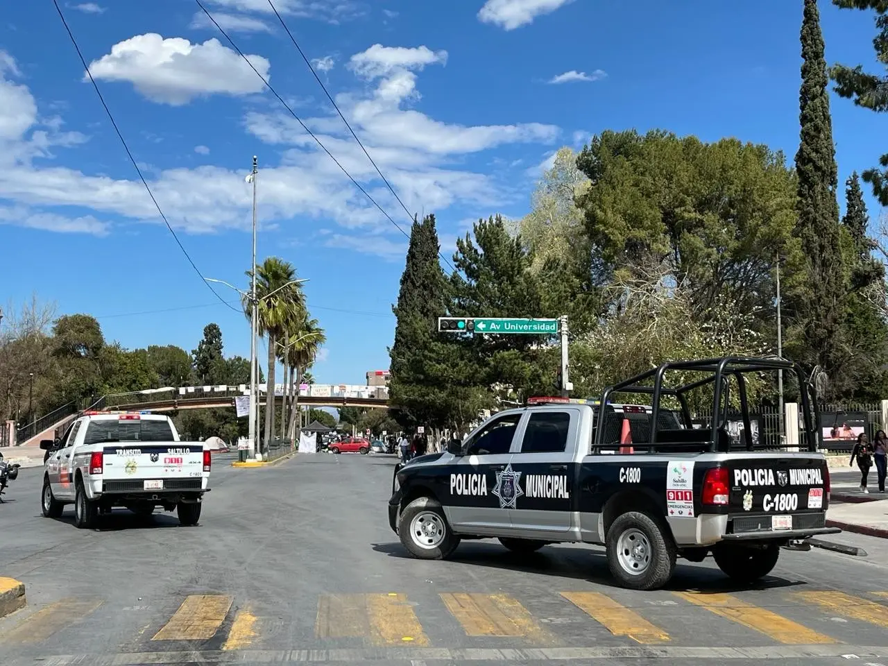 Se retira plantón estudiantil del bulevar Venustiano Carranza