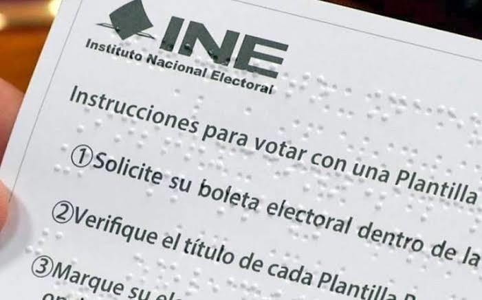 Elecciones Edoméx: Habrá plantillas braille para personas con discapacidad