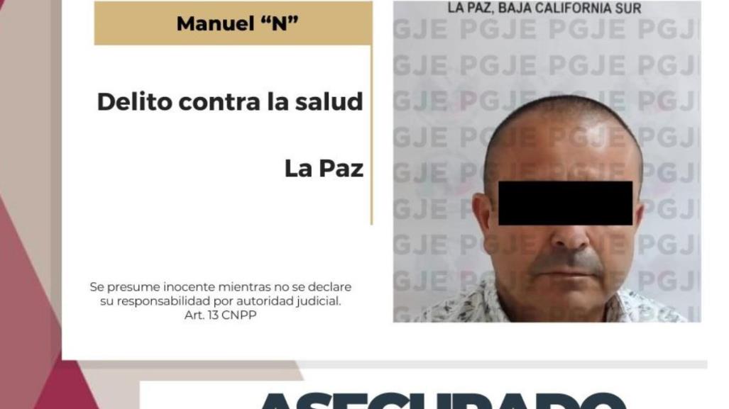 Detenido funcionario de Baja California Sur por posesión de drogas