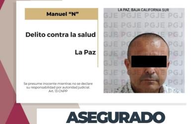 Detenido funcionario de Baja California Sur por posesión de drogas