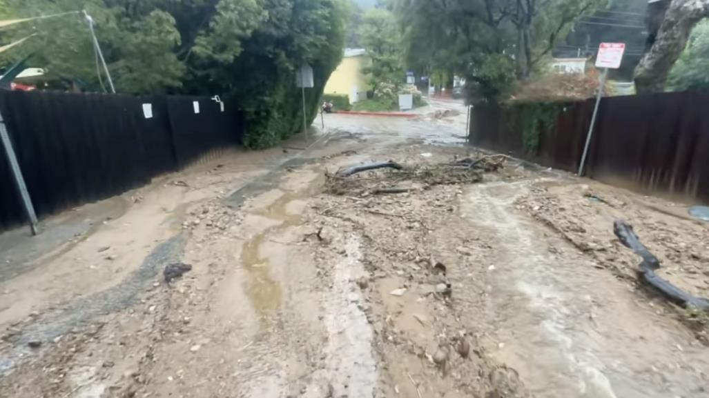 Intensas lluvias en California: daños, deslaves  y una persona fallecida