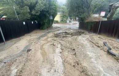 Intensas lluvias en California: daños, deslaves  y una persona fallecida