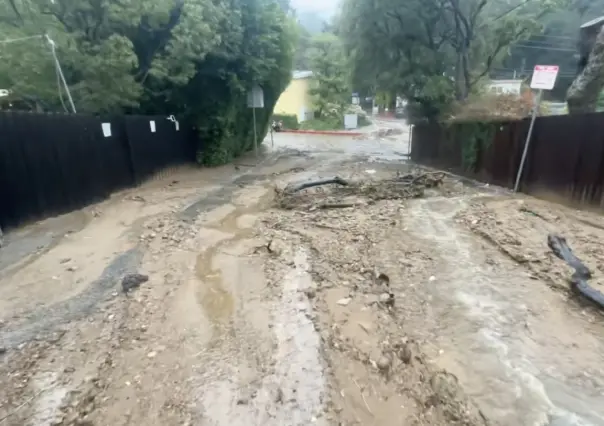 Intensas lluvias en California: daños, deslaves  y una persona fallecida