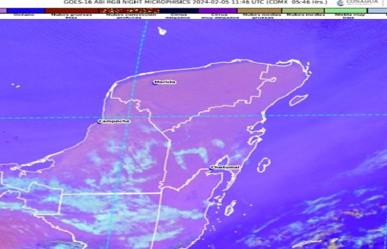 Comienzan a sentirse los efectos de Frente Frío 32 en Yucatán