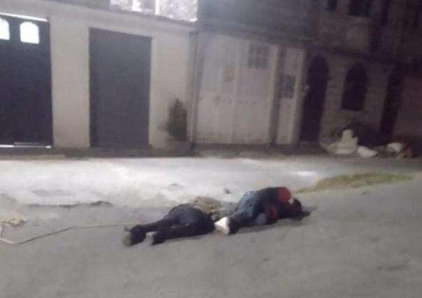 Ejecutan y amordazan a dos hombres en Tenango del Valle