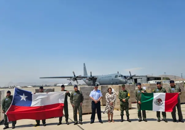 Llegan a Chile aviones mexicanos con 20 toneladas de víveres, por incendios